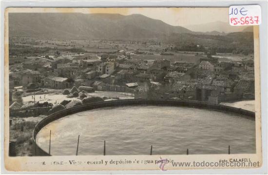 Postales: (PS-5637)POSTAL DE ARTESA DE SEGRE(LLEIDA)-VISTA GENERAL Y DEPOSITO AGUA POTABLE