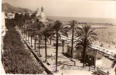 Postales: POSTAL SITGES 140 PASEO RIBERA - Foto 1