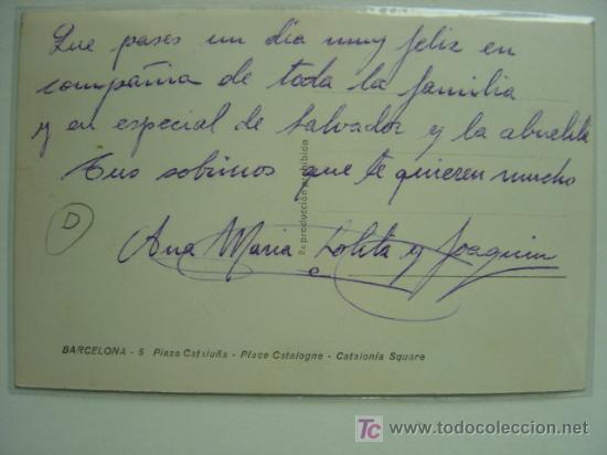 Postales: POSTAL BARCELONA - REF. L-21 - Foto 2