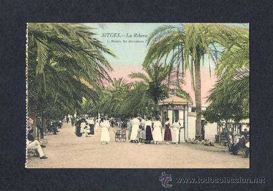 Postales: Postal de SITGES: La Ribera (Roisin) (animada) - Foto 1