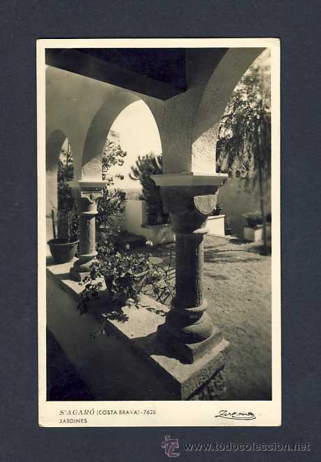 Postales: Postal de S' AGARO: Jardins (Zerkowitz num.7628)