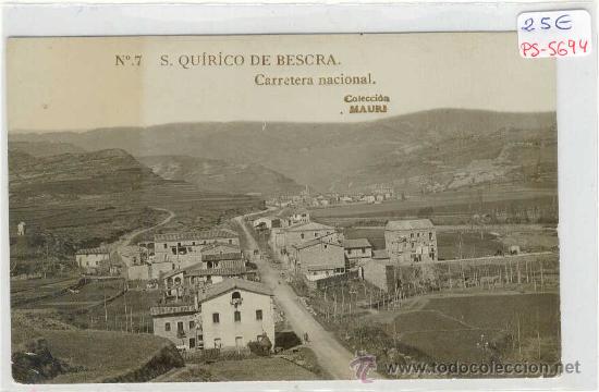 Postcards: (PS-5694)POSTAL FOTOGRAFICA DE SAN QUIRICO DE BRESCA-CARRETERA NACIONAL