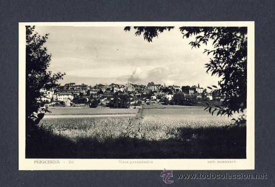 Postales: Postal de PUIGCERDA: Vista panoramica (Ed.Domenech num.29)