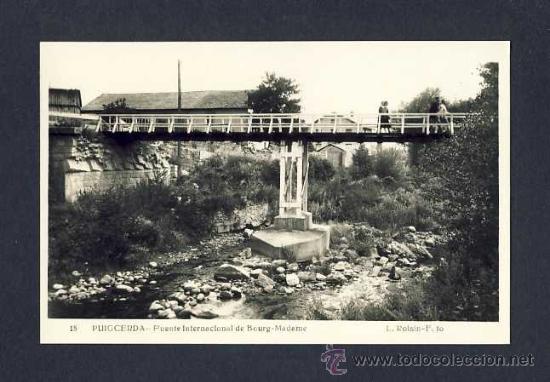 Postales: Postal de PUIGCERDA: Pont Internacional de la Guingueta d' Ix (Roisin num.18)