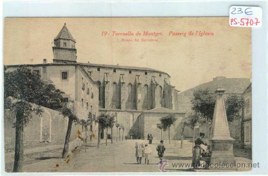 Postcards: (PS-5707)POSTAL DE TORROELLA DE MONTGRI-PASSEIG DE L&acute;IGLESIA