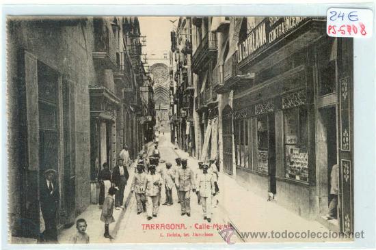 Postkarten: (PS-5708)POSTAL DE TARRAGONA-CALLE MAYOR