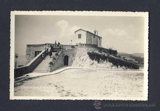 Postales: Postal de SANT FELIU DE GUIXOLS: Sant Telm, l' ermita (MR num.1)