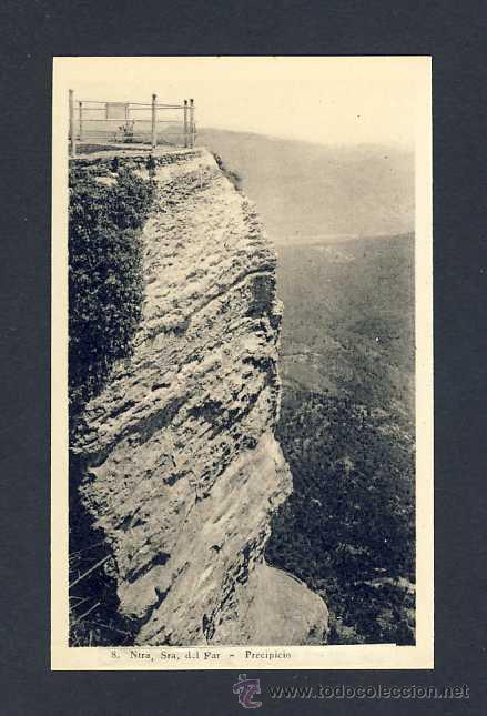 Postales: Postal de SANT MARTI SACALM: Santuari del Far, precipici (Roisin num.8)