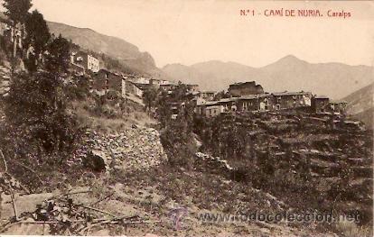 Postales: POSTAL CAMI DE NURIA  CARALPS - Foto 1