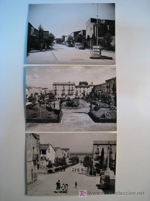 Postales: ANGLESOLA (LERIDA). LOTE 3 FOTO POSTALES