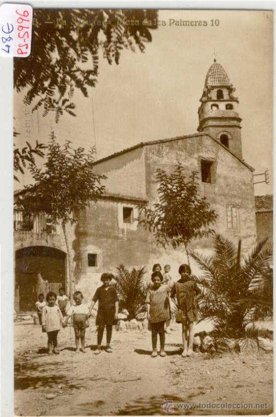 Postkarten: (PS-5996)POSTAL FOTOGRAFICA DE LA SECUITA(TARRAGONA)-PLAZA DE LAS PALMERAS