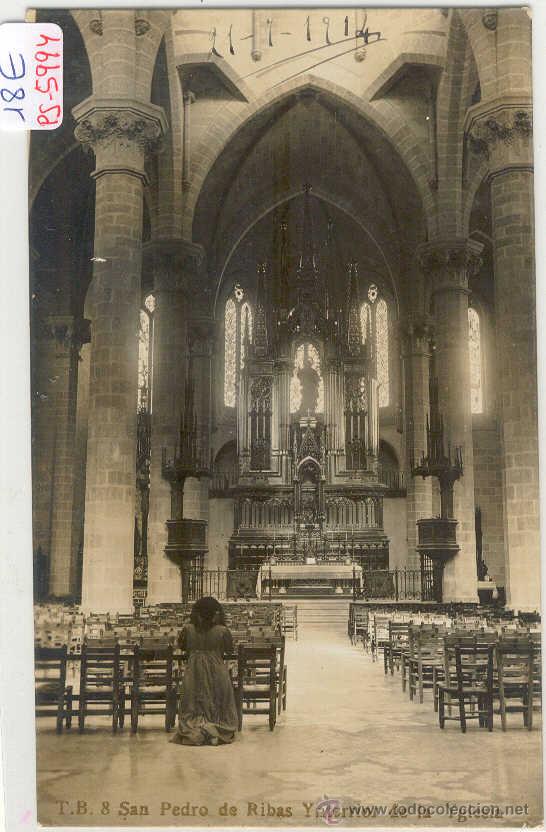 Postkarten: (PS-5994)POSTAL FOTOGRAFICA DE SAN PEDRO DE RIBAS-INTERIOR DE LA IGLESIA