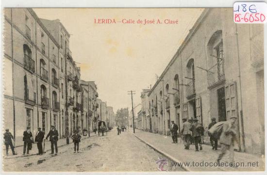 Postkarten: (PS-6050)POSTAL DE LERIDA-CALLE DE JOSE A.CLAVE