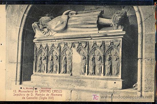 Postales: TARRAGONA. MONASTERIO DE SANTAS CREUS. - Foto 1