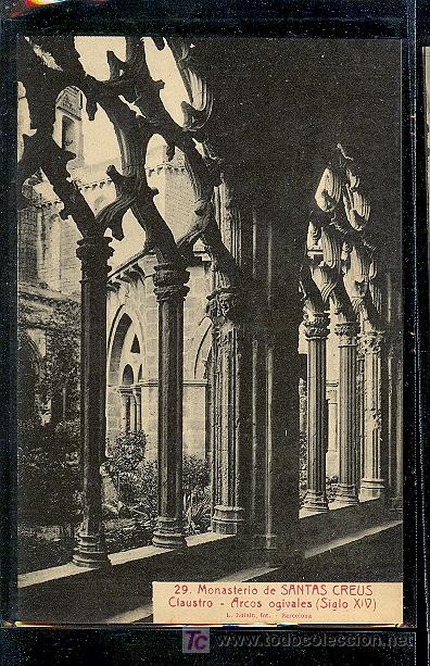 Postales: TARRAGONA. MONASTERIO DE SANTAS CREUS. - Foto 1