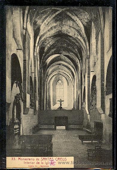Postales: TARRAGONA. MONASTERIO DE SANTAS CREUS. - Foto 1
