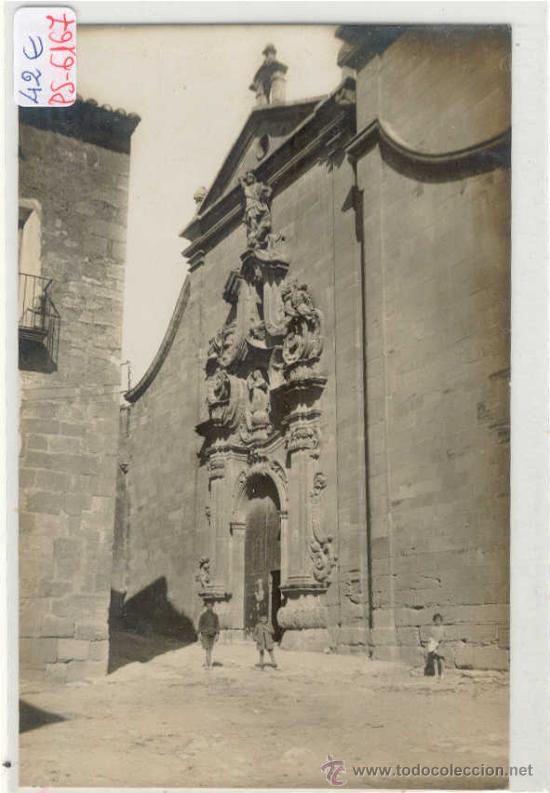 Postkarten: (PS-6167)POSTAL FOTOGRAFICA DE LLARDECANS(LLEIDA)-PORTADA DE LA IGLESIA