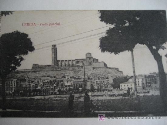Postais: Lerida. Vista parcial. Francisco Casas. Papeleria y Objetos de Escritorio.