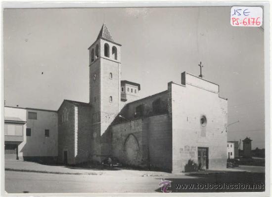 Postales: (PS-6176)POSTAL DE VILANOVA DE BELLPUIG(LLEIDA)-IGLESIA PARROQUIAL