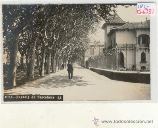 Postcards: (PS-6331)POSTAL FOTOGRAFICA DE OLOT-PASSEIG DE BARCELONA