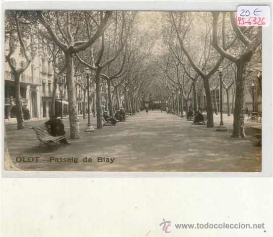 Postkarten: (PS-6326)POSTAL FOTOGRAFICA DE OLOT-PASSEIG DE BLAY