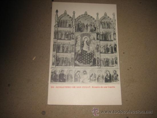 Cartoline: 534.-MONASTERIO DE SAN CUGAT.RETABLO DE UNA CAPILLA   EDI  ALMIRALL