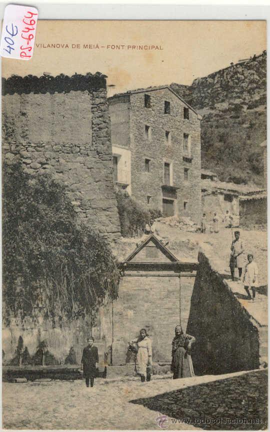 Postkarten: (PS-6464)POSTAL DE VILANOVA DE MEIA(LLEIDA)-FONT PRINCIPAL
