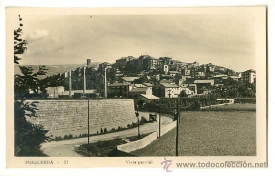 Postcards: Postal Puigcerda, vista parcial. Domenech