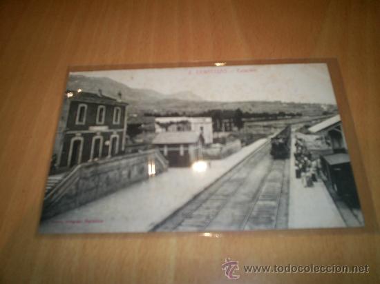 Postales: 2 CENTELLAS - ESTACION, L.ROISIN, FOT,  ( MIRAR FOTOGRAFIA ADICIONAL ) FERROCARRIL