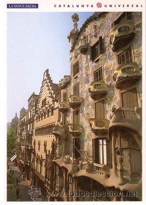 Postales: El Eixample de Barcelona. Edificios de la manzana de la discordia - Foto 1