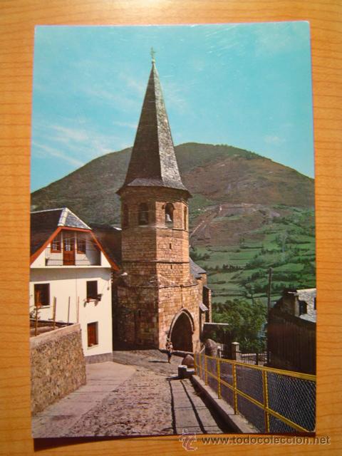 Postales: POSTAL PIRINEOS DE LERIDA EL VALLE DE ARAN IGLESIA PARROQUIAL DE GAUSACH SIN CIRCULAR