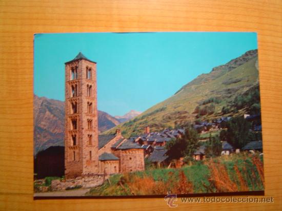 Postales: POSTAL PIRINEOS CENTRALES ,SAN CLEMEN DE TAHULL, IGLESIA ROMANICA DEL SIGLO XI SIN CIRCULAR