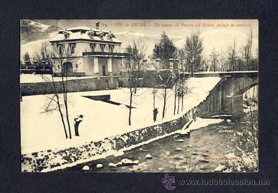 Postales: Postal de LA SEU D' URGELL: Un reco del pont del Valira (La Maravilla num.19)