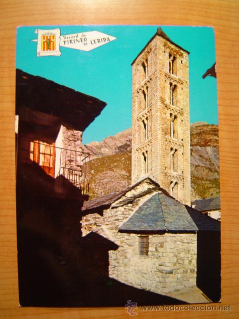 Postales: POSTAL PIRINEOS DE LERIDA  CAMPANARIO IGLESIA DE ERILL - LA - VALL SIN CIRCULAR