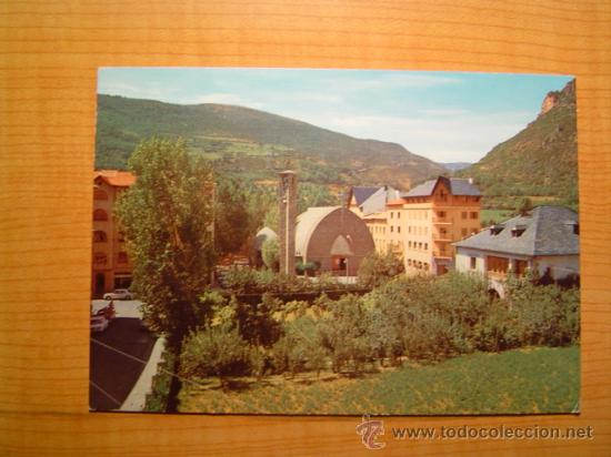 Postales: POSTAL VALLE DE RIBAGORZANA (LERIDA) PONT DE SUERT VISTA PARCIAL ESCRITA