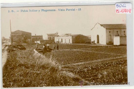 Postkarten: (PS-6808)POSTAL FOTOGRAFICA DE PALAU SOLITAR Y PLEGAMANS-VISTA PARCIAL