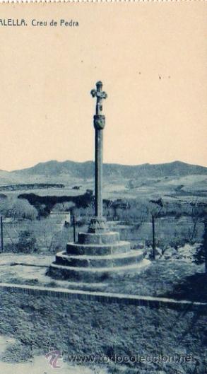 Postales: ALELLA - CREU DE PEDRA - Foto 1