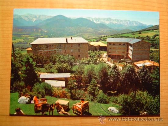 Postales: POSTAL PRULLANS DE CERDANYA (LLEIDA) EDIFICIO HOSTAL MONTANYA CIRCULADA - Foto 1