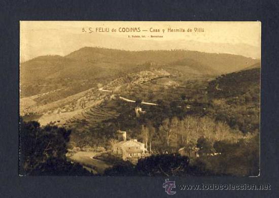 Postales: Postal de SANT FELIU DE CODINES: Casa i Ermita de Villa (Roisin num.5)
