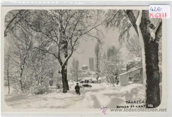 Postkarten: (PS-6871)POSTAL FOTOGRAFICA DE TARREGA(LLEIDA)-NEVADA DE L&acute;ANY 1932