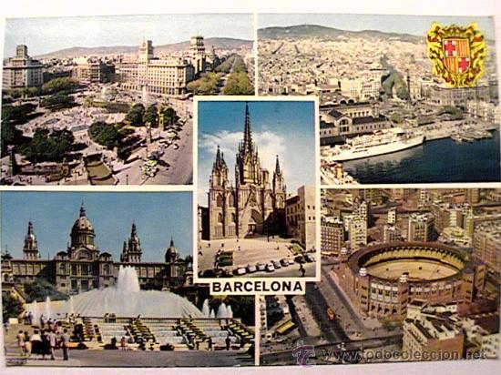 Postales: POSTAL DE BARCELONA CIRCULADA EN 1967 - Foto 1