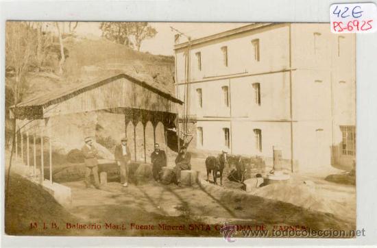 Postkarten: (PS-6925)POSTAL FOTOGRAFICA DE SANTA COLOMA DE FARNES-BALNEARIO MARTI.FUENTE MINERAL