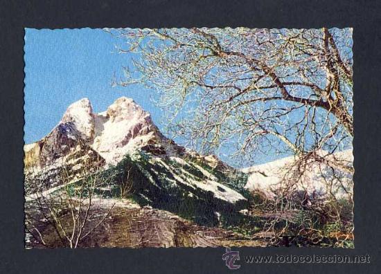 Postales: Postal de SALDES (?): El Pedraforca (Ed.Puig Ribera num.75) - Foto 1