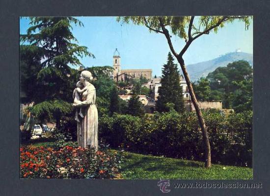 Postales: Postal d' ESPLUGUES DE LLOBREGAT: Pla&ccedil;a de Santa Magdalena (Ed.Perola num.4284)