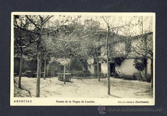 Postales: Postal d' ARBUCIES: Font de la Mare de D&eacute;u de Lourdes (Ed.Casals)