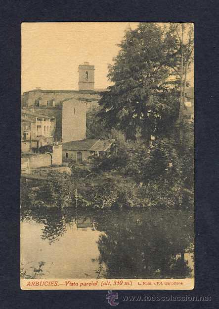 Postcards: Postal d' ARBUCIES: Vista parcial (Roisin)