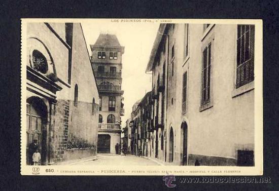 Postales: Postal de PUIGCERDA: Porta Esgl&eacute;sia de Santa Maria (Labouche num.650)