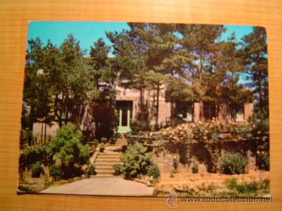 Postkarten: POSTAL HOTEL MONTCEL ENTRADA Y TERRAZA SAN BAUDILIO DE LLUSANES CIRCULADA