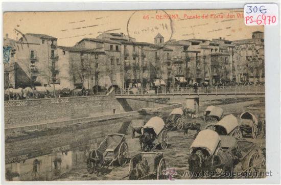 Postkarten: (PS-6970)POSTAL DE GERONA-PUENTE DEL PORTAL DEN VILA