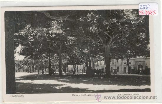 Postkarten: (PS-7025)POSTAL DE TARREGA(LLEIDA)-PASEO DEL CARMEN